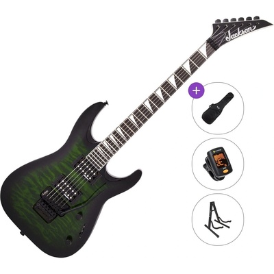 Jackson JS32Q DKA AH Basic SET Transparent Green Burst Електрическа китара