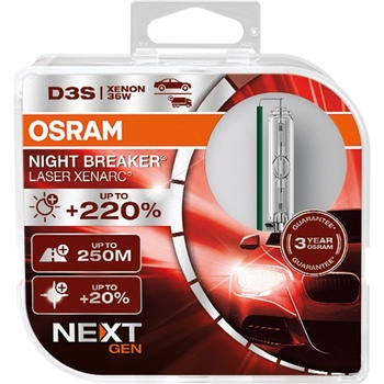 Osram xenonová výbojka D3S XENARC NIGHT BREAKER LASER +220% BOX