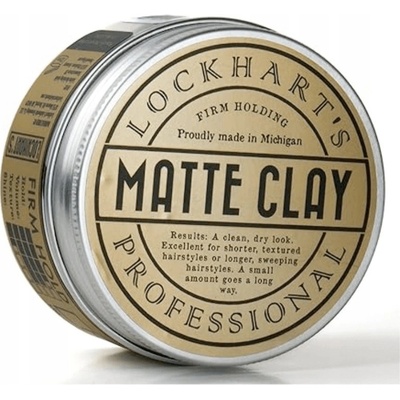 Matná hlína na vlasy LOCKHART'S Matte clay 96 g