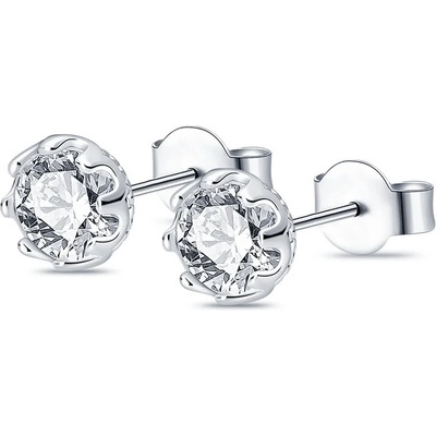 DELIS Сребърни обеци, jw904, класически дизайн, с родиево покритие (jw904)