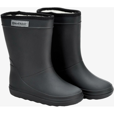 EnFant dětské termo holínky Thermo Black