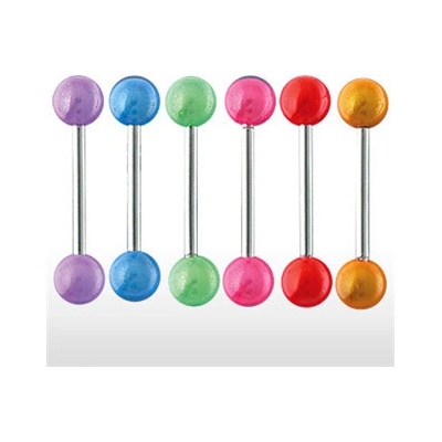 Šperky4U Piercing do jazyka PJ01160-G