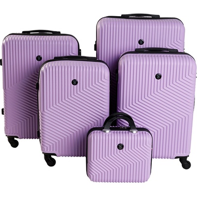 BERTOO Milano světle fialový set 5v1 99l, 70l, 52l, 38l, 12l