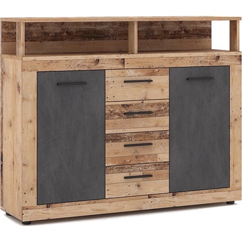 Wipmeb Sp. z o. o Комод runa светлокафяв/антрацит (wm0011)