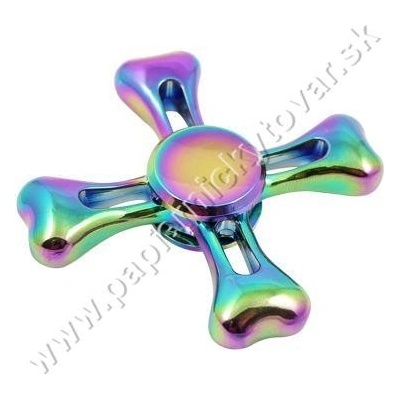 Rainbow Fidget Spinner 6,5cm dúhový kov