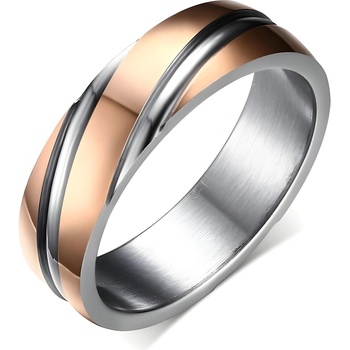 HARAHU Пръстен TW-4903 - Златен / Розов / 49mm KP4903 (TW-4903)