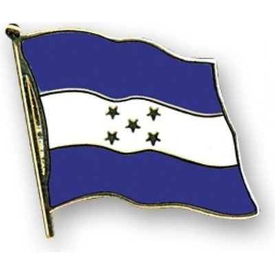 Odznak (pins) 20mm vlajka Honduras - farebný