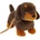 Keel Toys Плюшена играчка Keel Toys Keeleco - Куче дакел, 23 cm (SE3808)