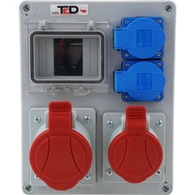Staveništní rozvaděč TED 32 A IP44 4 moduly