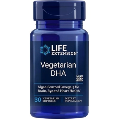 Life Extension Vegetarian DHA 200 mg [30 Гел капсули]