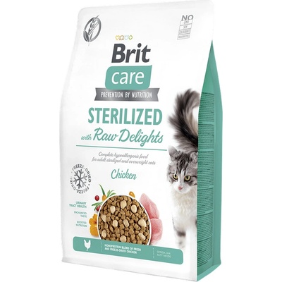 Brit Care Cat Sterilized with Raw Delights 2 kg