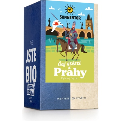 Sonnentor Čaj štěstí z Prahy bio porc. dvoukomorový 27 g