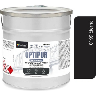 Optipur U2061 Základná polyuretanová farba 2,5 l čierna