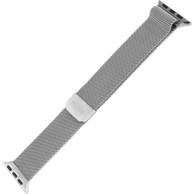FIXED Каишка с мрежа от неръждаема стомана за Apple Watch 42/44 мм, сребриста FIXMEST-434-SL (FIXMEST-434-SL)