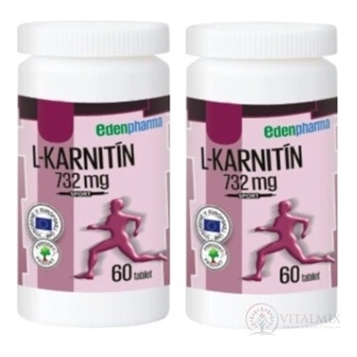 EDENPharma L-KARNITIN 732 mg DUOPACK tbl 2x60 ks (120 ks)