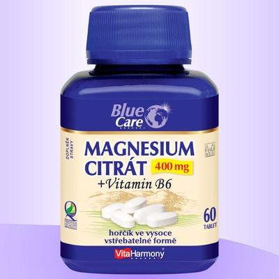 VitaHarmony Magnesium Citrát 400 mg + vit.B6 60 tabliet