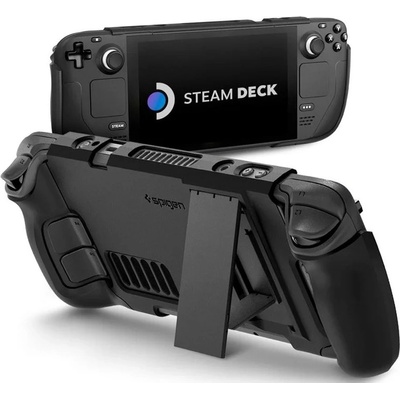 Pouzdro Spigen Thin Fit with Kick Stand, Steam Deck černé