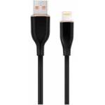 Gembird USB Cable - 8-pin for charging and data transmission Premium Silicon silicone braided 1.5m black