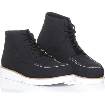 Chekich Мъжки велурени боти ch047 - Черни #385263 (385263_Черно)