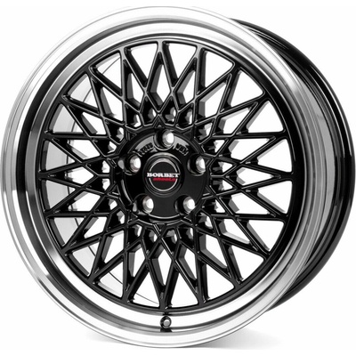 BORBET B 8x18 5x112 ET35 black rim polished