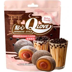 Qlove японски бисквитки с кафява захар Boba 120 г