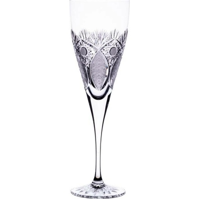 Bohemia Crystal Broušené sklenice Fiona na červené víno 6 ks 340 ml