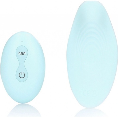 Shots Loveline Panty Vibrator with Remote Control Arctic Blue silikónový nohavičkový vibrátor s diaľkovým ovládaním