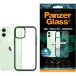 Panzer Гръб PanzerGlass за iPhone 12 mini, ClearCase - Зелена рамка