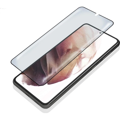 4smarts Hybrid Glass Endurance Crystal Screen Protector - хибридно защитно покритие за дисплея на Samsung Galaxy S21 Ultra (черен-прозрачен)