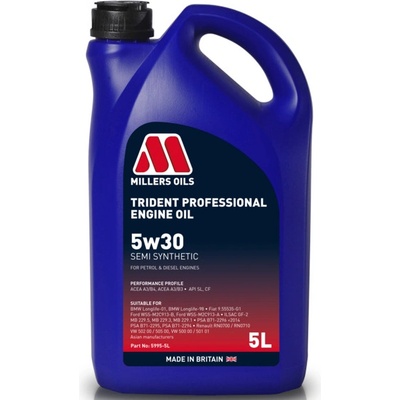 Millers Oils Trident Professional 5W-30 5 l