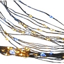 SOLIGHT LED vianočný záves okenný strieborný 300x mini LED 1,2x1,5m časovač 8 funkcií USB IP20