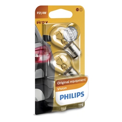 Philips Крушка, стоп светлини / габарити philips p21/4w, 12v, 4/21w, 2 бр