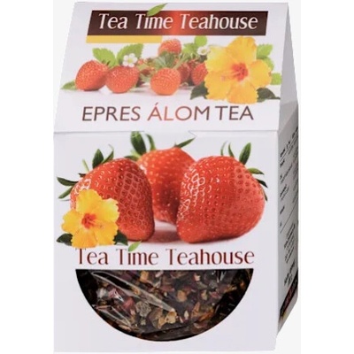 Tea Time Teahouse Sypaný jahodový ovocný čaj bez kofeinu 100 g