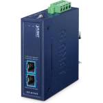 PLANET IP30 Compact size Industrial мрежов медиен конвертор Син (IXT-815AT)