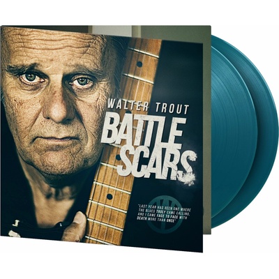 Trout Walter: Battle Scars (Anniversary, Limited Coloured Aquamarine Vinyl) - 2 Vinyl LP