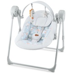 KinderKraft Електрическа люлка KinderKraft - Swingee, сива (NEW024621) - baby