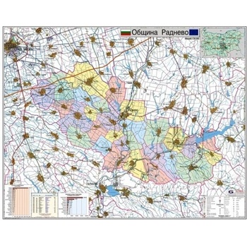 Mapmedia Карта на община Раднево