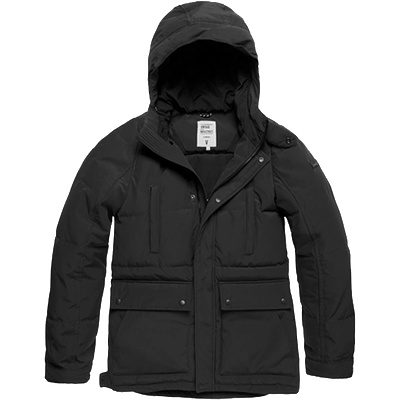 Vintage Industries Мъжко яке тип парка Vintage Industries Milo, черно (25128.black)