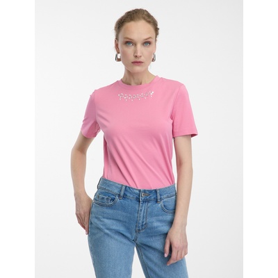 Orsay Розова дамска тениска с апликация ORSAY Orsay | Rozov | ЖЕНИ | XS