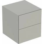 Geberit Стенен шкаф Geberit One среден, матово сив, с 2 чекмеджета 45 см (505.077.00.7)
