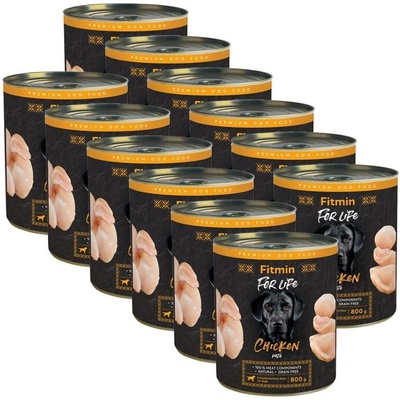Fitmin For Life Adult Chicken paté 12 x 800 g