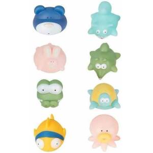 Badabulle Играчки за баня Badabulle - Pastel, 8 броя (B017023)
