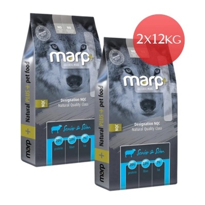 Marp Natural Plus Senior and Slim 2 x 12 kg