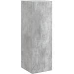 vidaXL Стенно Баня Кабинет Бетонно сиво 33 x 34, 5 x 100 см (890525)