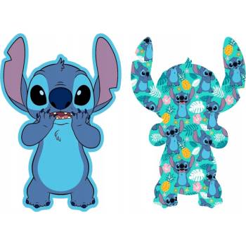 MLC Tvarovaný 3D vankúš Lilo & Stitch motív Stitch 25x30