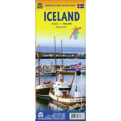 mapa Iceland 1:400 t voděodolná ITM