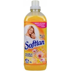 Softlan 1л 34 бр. Ванилия и Орхидея (Жълт)