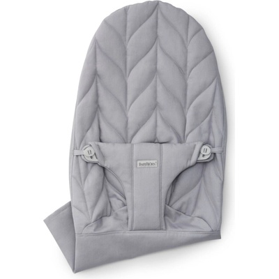 BabyBjorn potah na lehátko Bliss Woven světle šedý (Petal Quilt)