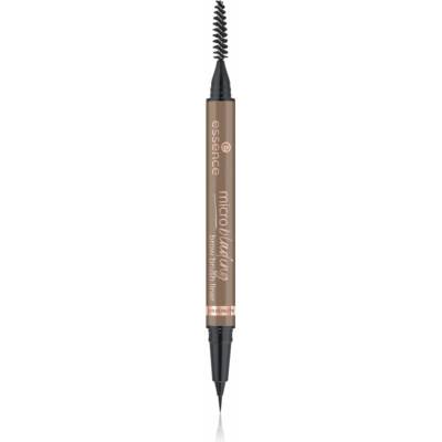 essence Microblading ceruzka na obočie so štetčekom 03 Neutral Brown 0,6 ml
