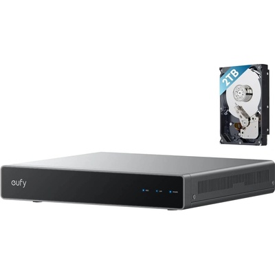 Anker Eufy NVR S4 устройство за запис, 8 канала, 2 TB HD, AI, PoE (T8N00341)